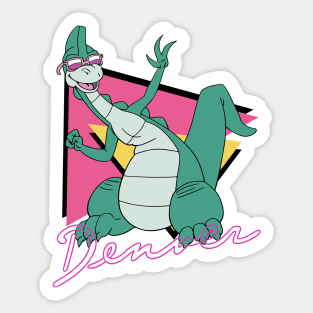 The Last 80s Dinosaur Sticker